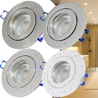 12V LED Einbaustrahler Set Marina IP44 3er Set 3W GU5.3...