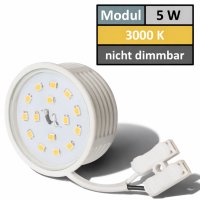 Flacher SMD LED Modul Einbaustrahler Dario - 230Volt - 5Watt - ET=35mm
