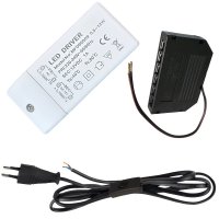 Elektronischer LED Transformator 12W mit Miniverteiler...