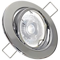 LED Einbaustrahler „Tomas“ – 12V, 3W, schwenkbar, GU5.3 MR16, inkl. AMP-System & Trafo