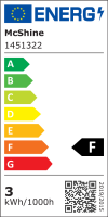 LED Einbaustrahler „Tomas“ – 12V, 3W, schwenkbar, GU5.3 MR16, inkl. AMP-System & Trafo