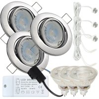 LED Einbaustrahler „Tomas“ – 12V, 3W,...