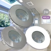 LED Bad Einbaustrahler Aqua65 12V MR16 | IP65 | 3W 250lm...