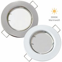 Dimmbarer LED Einbaustrahler TOM 230V • GU10 6W...