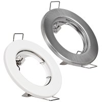 Dimmbarer LED Einbaustrahler TOM 230V • GU10 6W • Ø 80 mm • Warmweiß