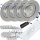 12V LED Einbaustrahler Set Marina IP44 4er Set 3W GU5.3 MR16 120cm AMP Kabel inkl. Trafo