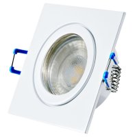 12V LED Einbaustrahler Set Marin IP44 2er Set 5W GU5.3 MR16 120cm AMP Kabel inkl. Trafo