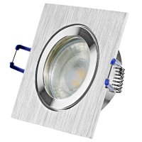 12V LED Einbaustrahler Set Marin IP44 2er Set 5W GU5.3 MR16 120cm AMP Kabel inkl. Trafo