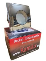 AQUA SQUARE IP65 Einbaustrahler – Rostfrei, 82×82 mm, GU10 & MR16