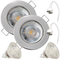 LED Einbaustrahler „Tom“ – 12V, 3W, GU5.3 - MR16 Fassung