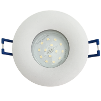 85mm IP44 LED Bad Einbauspots | 230V | 5W | Loch = 60 - 70mm | Schraubadapter