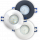 85mm IP44 LED Bad Einbauspots | 230V | 5W | Loch = 60 - 70mm | Schraubadapter