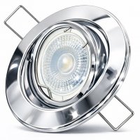 3er LED Einbaustrahler „Tomas“ – 12V, 3W, schwenkbar, GU5.3 MR16, inkl. AMP-System & Trafo
