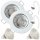 LED Einbaustrahler „Tom“ – 12V, 3W, GU5.3 - MR16 Fassung - Weiss