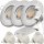 3er Set - LED Bad Einbaustrahler Aqua65 12V MR16 | IP65 | 5W 400lm | Mit LED Trafo