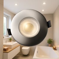 10er Set LED-Einbauleuchte IP65 – 4,9W, 500 Lumen | Ideal für Bad & Feuchträume