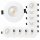 10er Set LED-Einbauleuchte IP65 – 4,9W, 500 Lumen | Ideal für Bad & Feuchträume