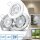 2er LED Einbaustrahler „Tomas“ – 12V, 5W, schwenkbar, GU5.3 MR16, inkl. AMP-System & Trafo