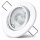 2er LED Einbaustrahler „Tomas“ – 12V, 5W, schwenkbar, GU5.3 MR16, inkl. AMP-System & Trafo