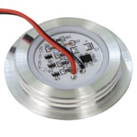 Flacher SMD LED Bodeneinbauspot 12V 0.5W für Korkböden, Laminat, Parkett, Fliesen usw. Begehbar - IP67