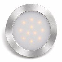 Flacher SMD LED Bodeneinbauspot 12V 0.5W für Korkböden, Laminat, Parkett, Fliesen usw. Begehbar - IP67