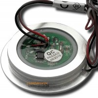 7er Set SMD Bodeneinbauspots 12Volt + LED Rundtrafo. Für Laminat, Parkett, Fliesen usw. Begehbar - IP67. Abwaschbar.