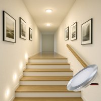 9er Set SMD Bodeneinbauspots 12Volt + 2 x LED Rundtrafo. Für Laminat, Parkett, Fliesen usw. Begehbar - IP67. Abwaschbar.