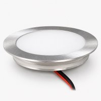 9er Set SMD Bodeneinbauspots 12Volt + 2 x LED Rundtrafo. Für Laminat, Parkett, Fliesen usw. Begehbar - IP67. Abwaschbar.