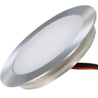 6er Set SMD Bodeneinbauspots 12Volt + 2 x LED Rundtrafo. Für Laminat, Parkett, Fliesen usw. Begehbar - IP67. Abwaschbar.