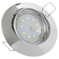 SMD LED Einbaustrahler Jan / 3Watt / 230Volt / 110&deg; Leuchtwinkel / Betrieb ohne Trafo m&ouml;glich.