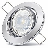 SONDERAKTION - LED Einbaustrahler 230V – 5W, 36° Spot, GU10 – schwenkbar