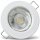 LED Einbaustrahler Tom / 230Volt / 7Watt / Dimmbar / Starr / Silber oder Weiss