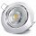 LED Einbaustrahler Timo / 230V / 5W / 400Lumen / Schwenkbar / Bajonettverschluss