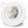 LED Einbaustrahler Timo / 230V / 5W / 400Lumen / Schwenkbar / Bajonettverschluss