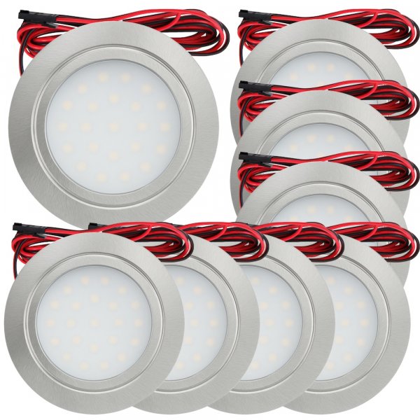 8er Set mit 2 x 12W LED Trafos