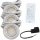 3er Set mit 12W LED Trafo
