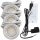 3er Set - 12W LED Trafo - 230V Schnurschalter