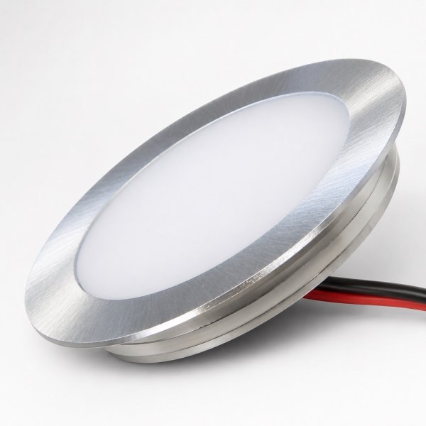 1 x LED Einbauspot mit LED Rundtrafo