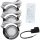 3er Set mit 12W LED Trafo