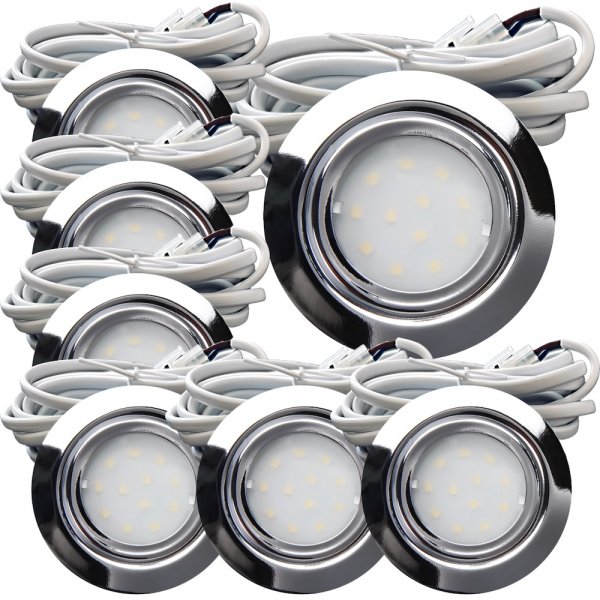 7er Set mit 2 x 12W LED Trafos