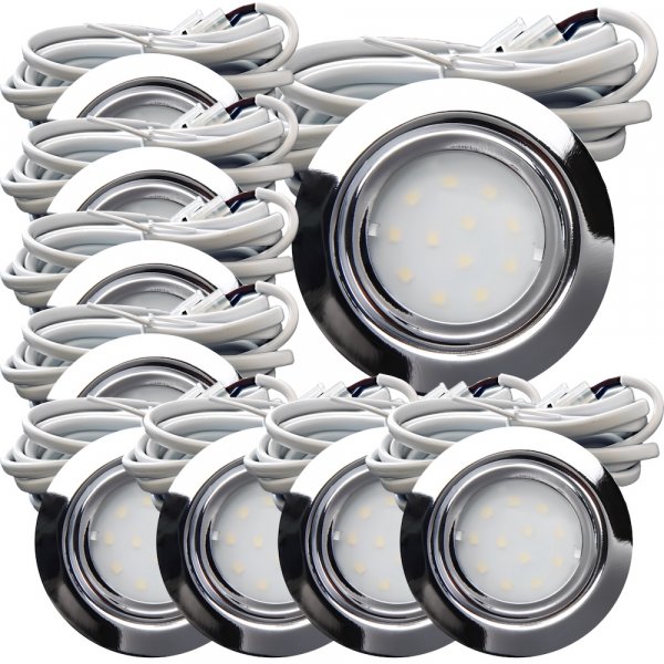 9er Set mit 2 x 12W LED Trafos