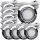 9er Set mit 2 x 12W LED Trafos
