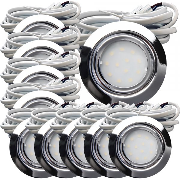 10er Set mit 2 x 12W LED Trafos