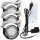 3er Set - 12W LED Trafo - 230V Schnurschalter