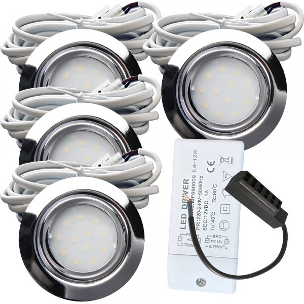 4er Set - 12W LED Trafo