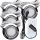 4er Set - 12W LED Trafo - 230V Schnurschalter