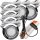 6er Set - 12W LED Trafo - 230V Schnurschalter