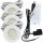 3er Set - 12W LED Trafo - 230V Zuleitung